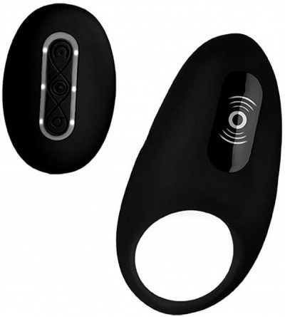 Penis Rings Silicone Vibrating Cock Ring with Remote Control - C418RMXTU5G $63.65