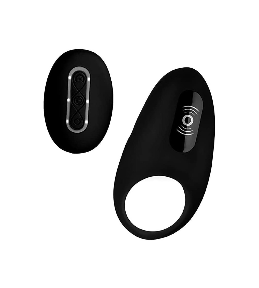 Penis Rings Silicone Vibrating Cock Ring with Remote Control - C418RMXTU5G $27.28