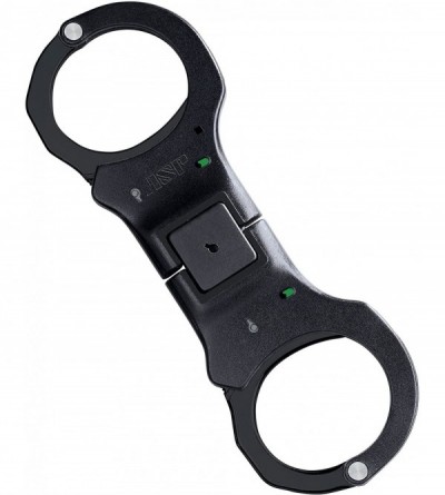 Restraints Rigid Handcuff with 2 Pawl Blue High Security Lockset - Black - CM111QXCPMX $31.25