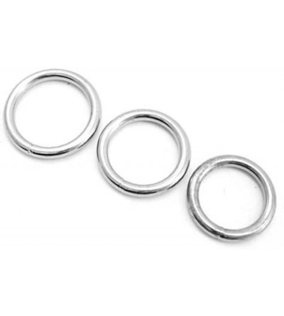 Penis Rings Chrome Cock Ring- 3-Pack - CF1137Q4KFH $25.21