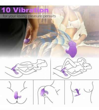 Vibrators Silicone Panty Vibe - 10 Speeds Remote Control G-spot Clitoris Stimulator- Waterproof & Rechargeable- Hands-Free We...