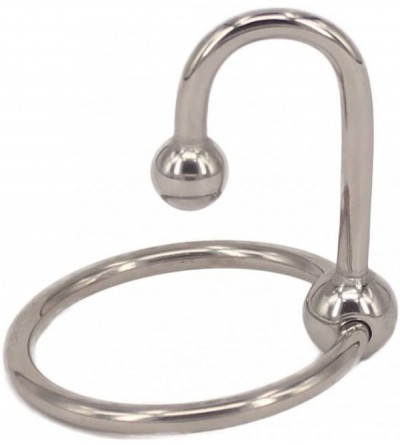 Catheters & Sounds Stainless Penis Cock Rings with Urethral Sounds Ball - CW12NZO2ITH $21.76
