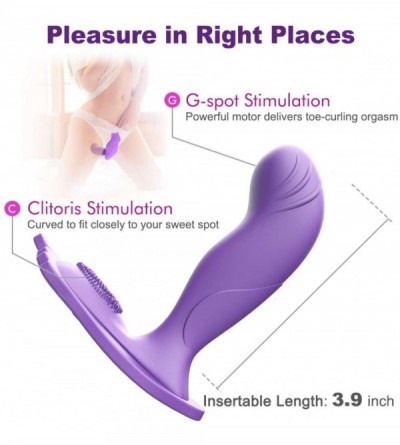 Vibrators Silicone Panty Vibe - 10 Speeds Remote Control G-spot Clitoris Stimulator- Waterproof & Rechargeable- Hands-Free We...