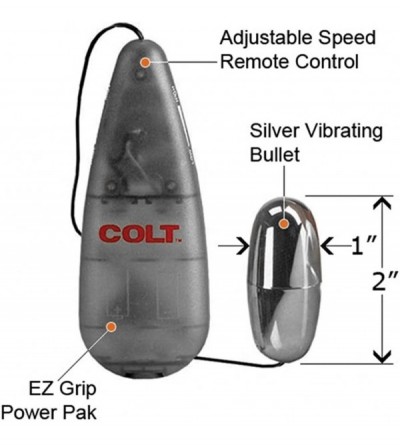 Vibrators Colt M/S Power Pak - Bullet - CR1105WL8YR $11.64