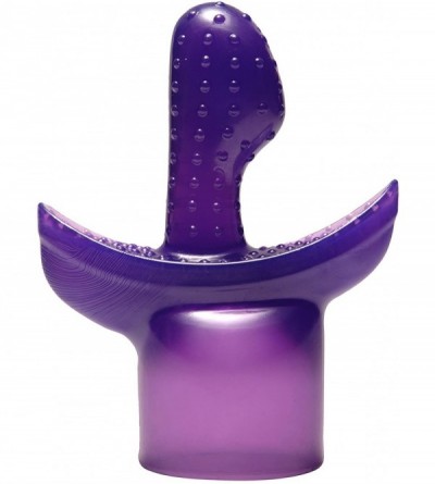 Vibrators G Tip Wand Massager Attachment- Purple - Purple - CK11KLQJ5BZ $11.24
