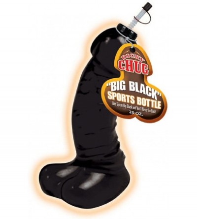Novelties Jumbo Dicky 20 Oz Sports Bottle (Black) - CM18G50QTKE $28.61