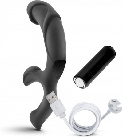 Vibrators Vibrating Silicone Rechargeable Prostate Anal Sex Toy - CO18DW6O9E8 $22.29