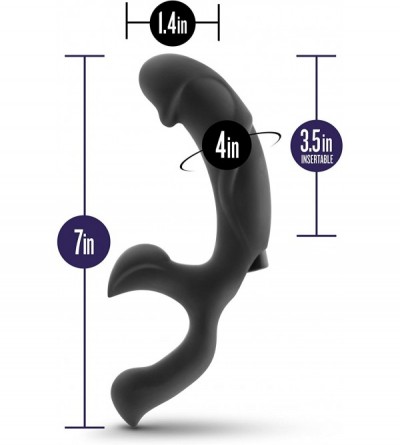 Vibrators Vibrating Silicone Rechargeable Prostate Anal Sex Toy - CO18DW6O9E8 $22.29