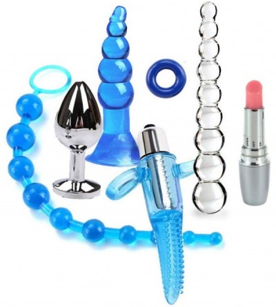 Anal Sex Toys Vibrantor- 1Set Anal Butt Plugs Trainer Kit Beginner Set Medical Silicone Prostate Massage - As the Picture Sho...