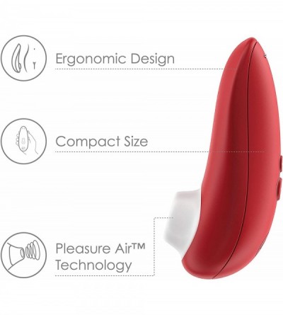 Vibrators Starlet 2 Clitoral Massager Clit Sucking Vibrator Toy for Women - Cherry Red - CU18WGDQYZG $54.03