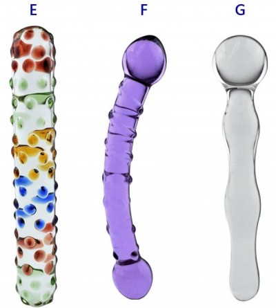 Anal Sex Toys 7 Types Set Crystal Glass Anal Plug New Top Unique Design Sex Toy Adult Products Crystal Glass SM G-spot Pleasu...