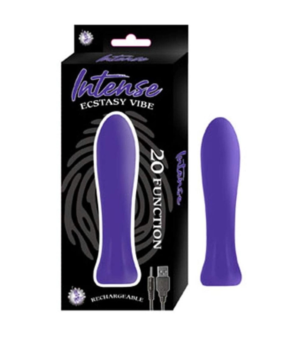 Vibrators Intense Ecstasy Vibe - Purple - Purple - C318Q67O6W9 $15.26