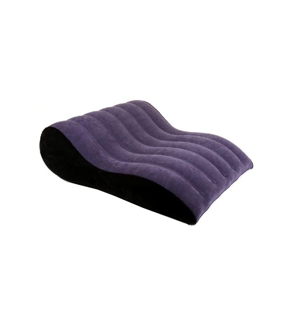 Sex Furniture Sex Pillow - 34.25 * 27.55 * 10.23inch Wedge Bed Pillow - Sex Toys Knight Pose Fun Mat- Wave Inflatable Flockin...