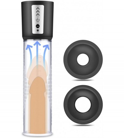 Pumps & Enlargers Automatic Penis Pump with 3 Suction Intensities-Electric Penis Enlarger for Male Erection & Enhancement-USB...