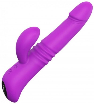 Vibrators G-Spot Vibrator Massager with Thrusting 0.78 inches Max- Heating Function Swing Dildo for Clitoris Stimulation- USB...