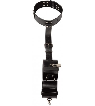 Restraints Black Leather is Durable and Lockable - C618WQW982A $11.39