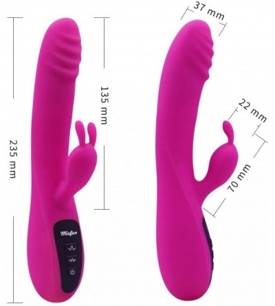 Vibrators Rabbit Vibrator Dildo G Spot vibrators with Bunny Ears for Clitoris Stimulation Waterproof Sexy Toys Clit Stimulato...