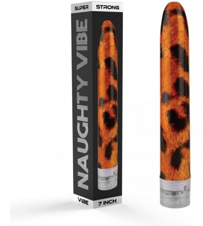 Vibrators Naughty Vibe Bullet 7" Vibrator Massager (Cheetah) - Cheetah - C111RYMWW2D $23.64