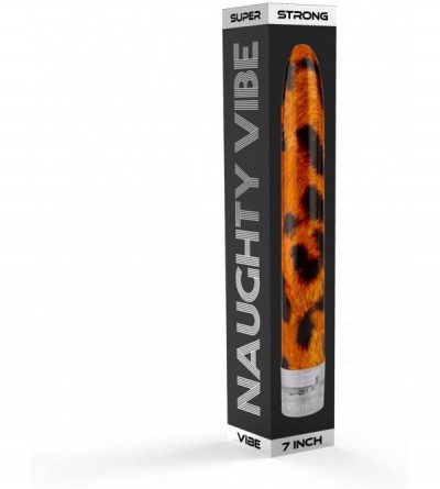 Vibrators Naughty Vibe Bullet 7" Vibrator Massager (Cheetah) - Cheetah - C111RYMWW2D $9.33