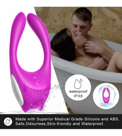 Penis Rings Cock Ring Couple Vibrator- Multifunctional Penis Clitoral Vibrator with 12 Powerful Vibrations for Men or Couples...