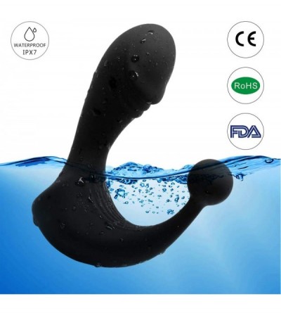 Vibrators Male Vibrating Prostate Massager Remote Control Wearable Anal Vibrator with Dual Powerful Motors Rechargeable Water...