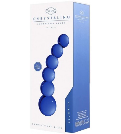 Anal Sex Toys Chrystalino Planets- Blue - Blue - C118H3I3ROW $12.55
