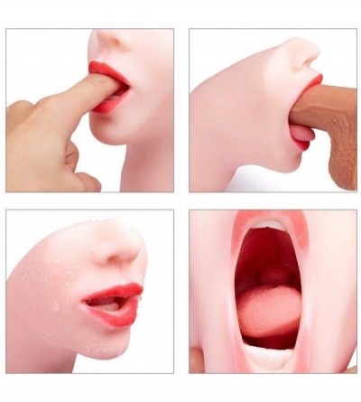 Male Masturbators Male Masturbation Sex Toys for Males Oral Sucking Male Masturbator Deep Throat Blowjob Toys Realistic Teeth...