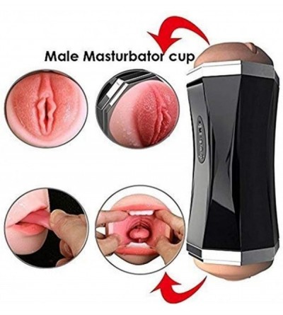 Male Masturbators 2 in 1 Hands-Free Male self-pleasùre Toys Male Mástùrbàtion Cup for A-dult Fully Automatic Aircraft Cup wit...