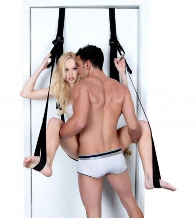 Sex Furniture Adult Indoor Relax Swing Kit Hanging Over The Door Adjustable Sê&x Yoga Swing Set with Soft Nylon Straps Cuffs ...