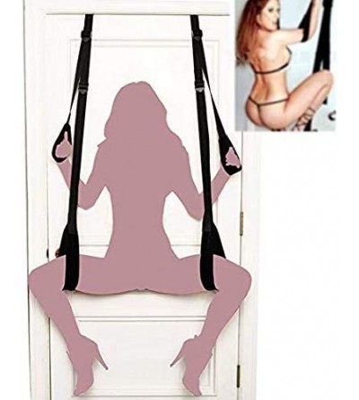 Sex Furniture Adult Indoor Relax Swing Kit Hanging Over The Door Adjustable Sê&x Yoga Swing Set with Soft Nylon Straps Cuffs ...