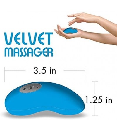 Catheters & Sounds Velvet Palm Vibrating Massager- Neon Blue - Neon Blue - CR12O7NVNE2 $13.95
