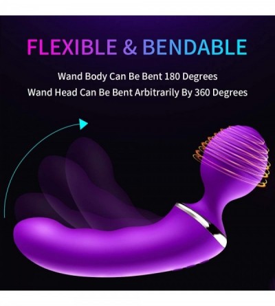 Vibrators Wand Massager Handheld- 4 in 1 Personal Massager for G spot & Clitoris Stimulation with Dual Motors- Adult Sex Toys...