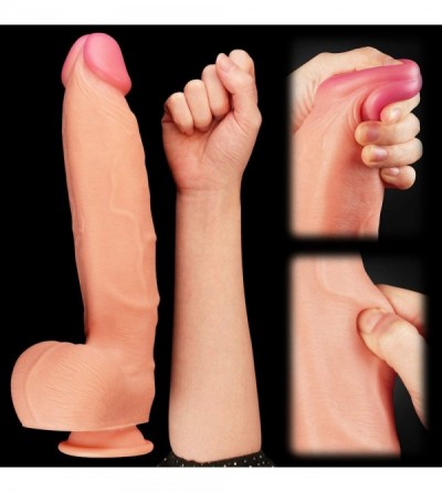 Dildos 12 Inch Dual Density Silicone Anal Dildo Realistic Huge Suction Cup Dildo Big Horse Dildo Giant Anal Toy Anal Plugs La...