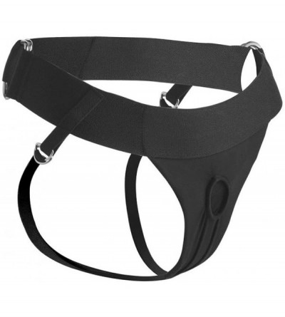 Dildos Avalon Jock Style Strap-On Harness- Black (AE158) - CN11S7XWW3R $14.65