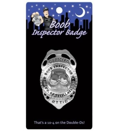 Novelties Kheper Games- Boob Inspector Badge - CX111RV00ZX $17.54