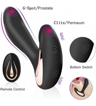 Vibrators G-spot Vibrator Clitoral Stimulator- Remote Prostate Massager Anal Plug Upgraded 12 Vibrating Speeds Rechargeable V...