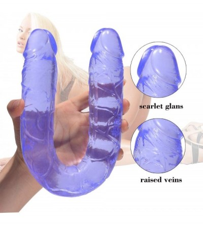 Dildos Double-Ended Dildos- Super Long Realistic Dildo for Anal Vagina Simulation- Flexible Double Sided Dong Adult Sex Toys ...