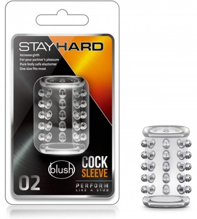 Pumps & Enlargers Male Enlargement Pleasure for Your Partner Cock Sleeve - Soft Nubs(Clear) - 02 Clear - CD12FTD0RV1 $9.27