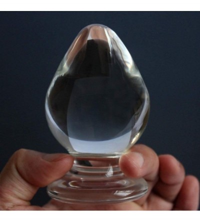 Anal Sex Toys Large Glass Butt Plug Crystal Anal Plug Sex Toys Pleasure Bomb Plug Personal Sex Massager Perfect Gift for Coup...