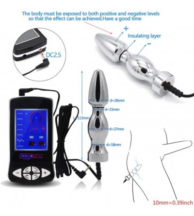 Penis Rings Electro Shock Αṇɑl Plug Gloves Cock Ring Stimulation Ṡxx Toys for Men- Fetish Electric Shock Medical Themed Toys ...