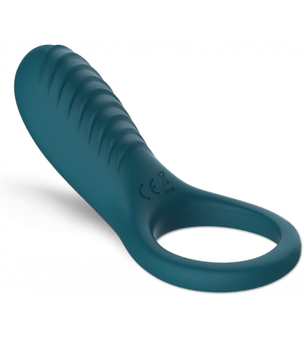 Penis Rings Vibrating Cock Ring with 7 Powerful Vibration- IMO Full Silicone Rechargeable Penis Ring Vibrator for Mens Bigger...