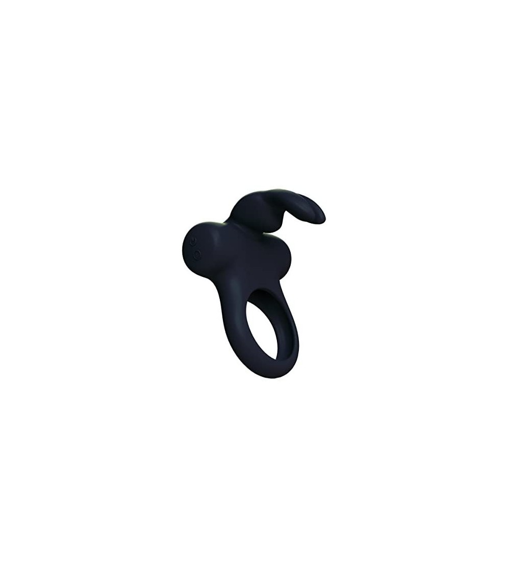 Penis Rings Frisky Bunny Vibrating Ring- Black - Black - CH126SFS6QH $21.68