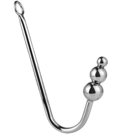 Anal Sex Toys Anal Hook Sex Toys Steel Slave Games for Lover-Unisex Rope Hook Products with 3 Balls - CQ12BCX93IF $31.52