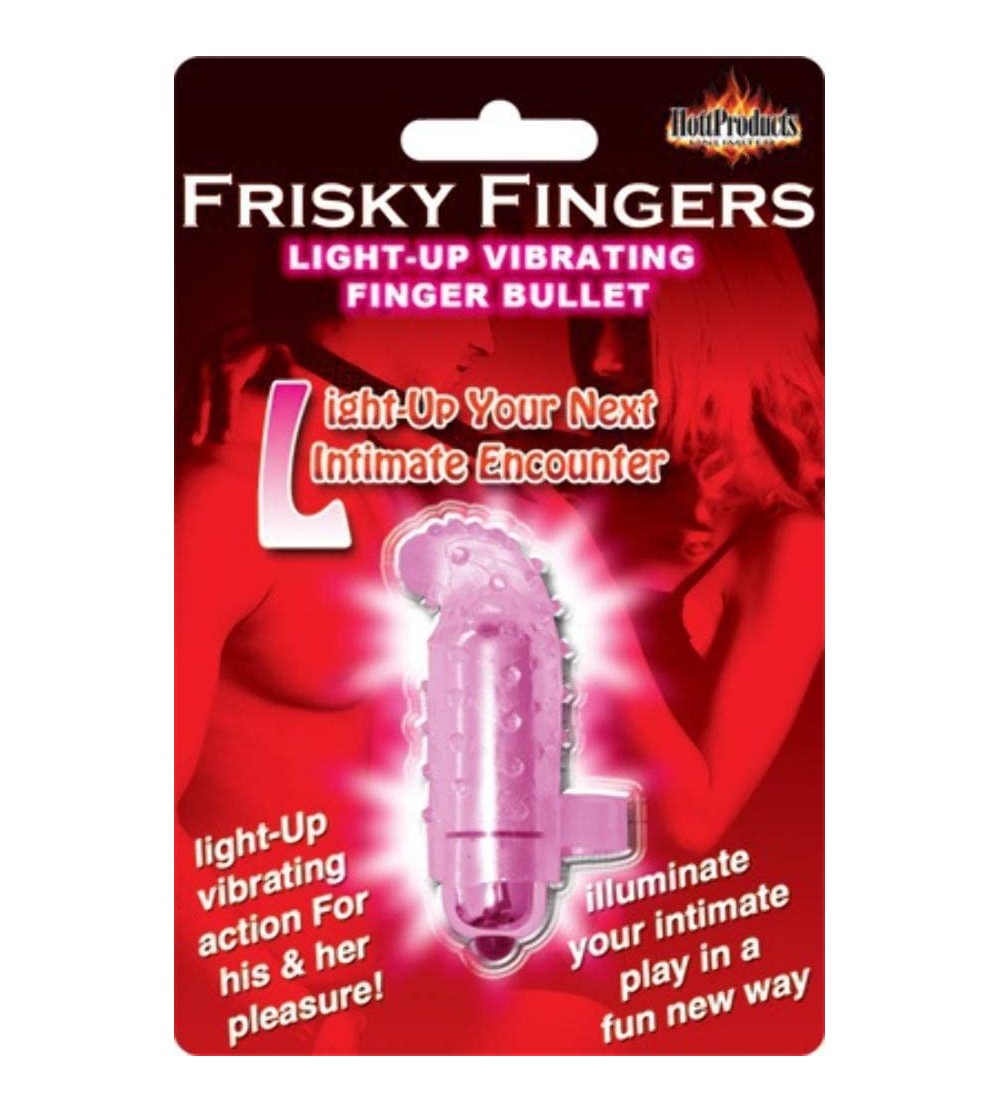 Vibrators Light Up Frisky Finger- 2 Ounce- Magenta - C8182DM3LSH $10.94