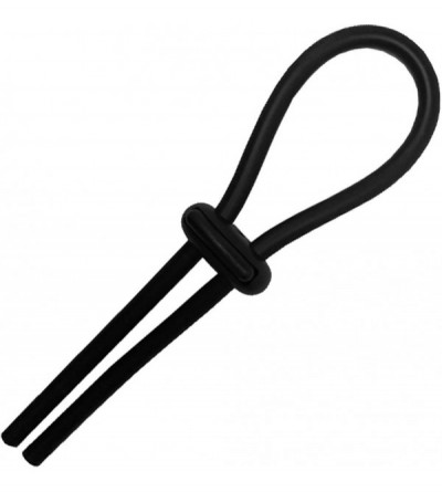 Penis Rings Rock Solid Lasso Cockring - Black - CT188CYL6X6 $11.45