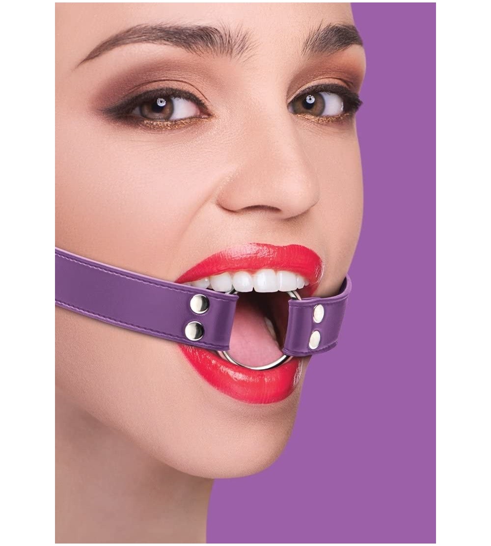 Gags & Muzzles Ring Mouth Gag- Purple - CK11O4OXD9F $6.54