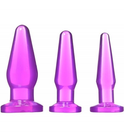 Anal Sex Toys Fill-er-up Butt Plug 3 Piece Set- Purple - Purple - CB1195GYBRF $43.60