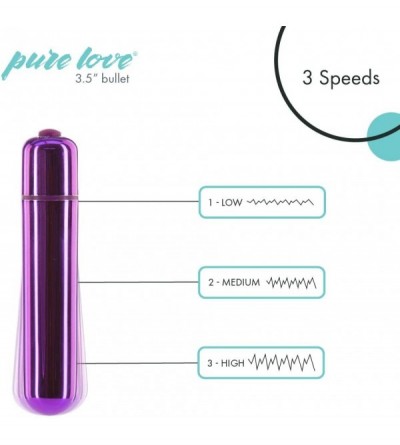 Novelties Vibrator Bullet- Purple- 3.5 Inch - Purple - CE18UAWEKE9 $14.15