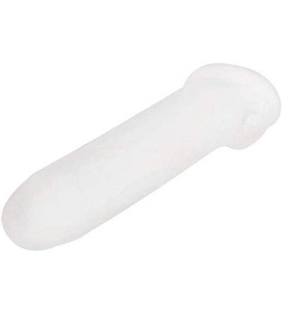Pumps & Enlargers Cook Pennis Sleeve Enhancer Ball Stretch Sleeve Girth Adult Six Toys for Men - White - CE19GUM73L7 $40.64