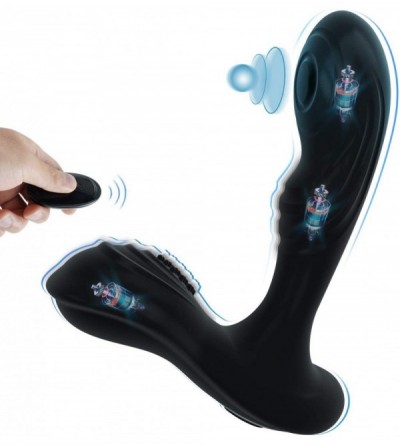 Vibrators 2 in 1 Flapping Vibrating Anal Vibrator Prostate Massager with Three Motors & 24 Vibrations- Butt Plug G spot Vibra...